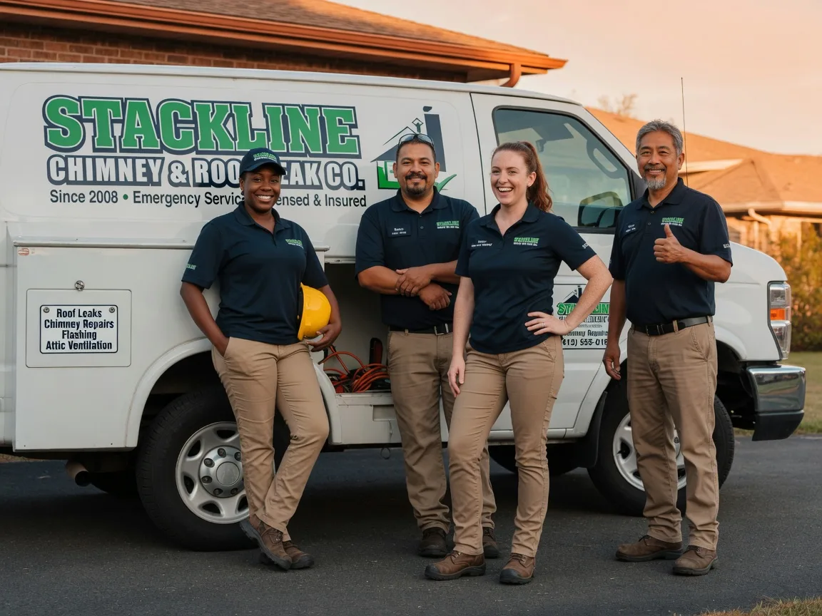 Chimney flashing repair company in Narka, KS
